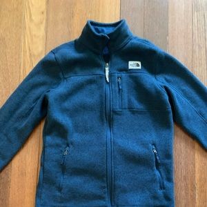 Boys North face zip up